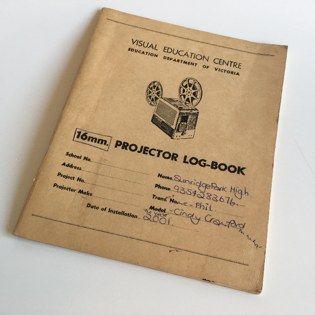 PROJECTOR LOG BOOK